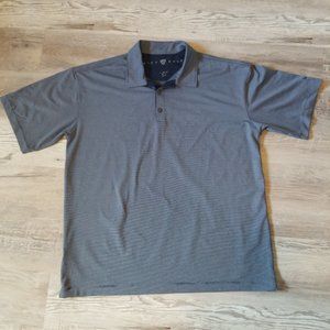 Striped Nike Golf Dri-Fit Polo Shirt XL